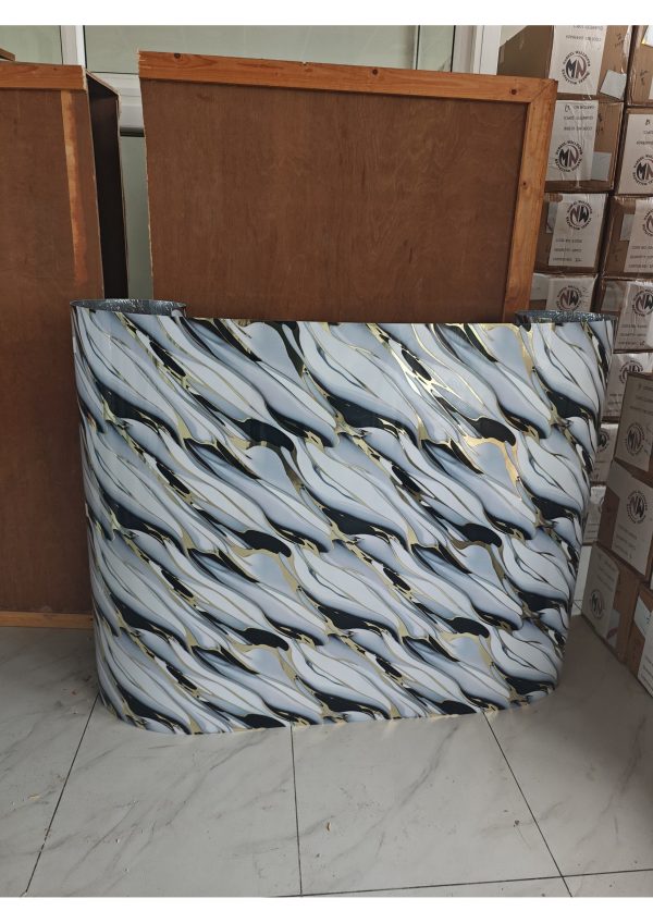 Uv Metallic Gold Foil Marble Roll