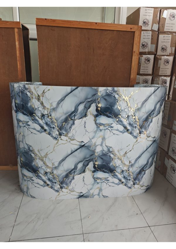 Uv Metallic Gold Foil Marble Roll