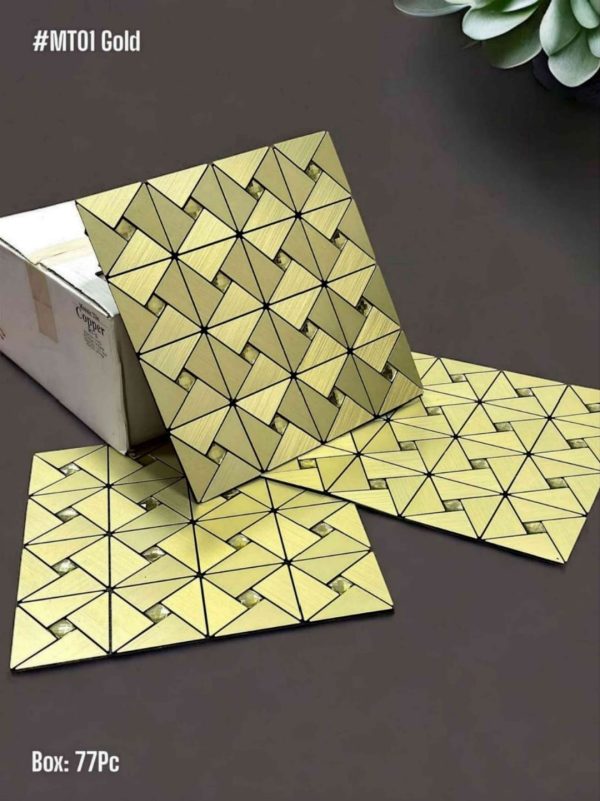 GLASS MOSAIC TILES WITH GLASS